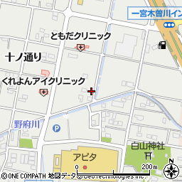 愛知県一宮市木曽川町黒田十一ノ通り94-2周辺の地図