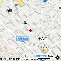 愛知県江南市高屋町旭112周辺の地図