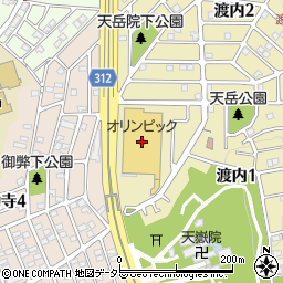 オリンピック　藤沢店周辺の地図
