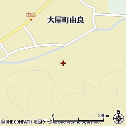 兵庫県養父市大屋町由良317周辺の地図