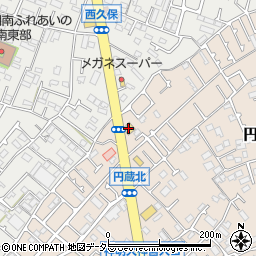 ローソンストア１００茅ヶ崎円蔵店周辺の地図