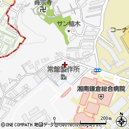 神奈川県鎌倉市植木690-6周辺の地図