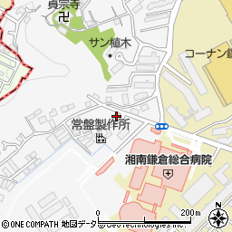 神奈川県鎌倉市植木690-13周辺の地図