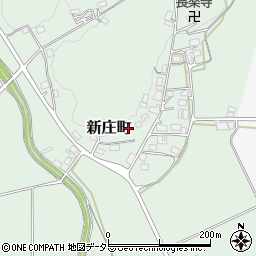 京都府綾部市新庄町周辺の地図