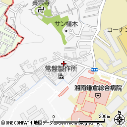 神奈川県鎌倉市植木690-1周辺の地図