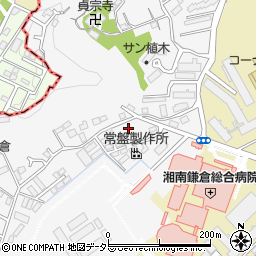 神奈川県鎌倉市植木703-6周辺の地図