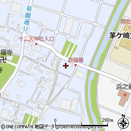 神奈川県茅ヶ崎市萩園1817周辺の地図