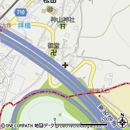 神奈川県足柄上郡松田町神山681周辺の地図