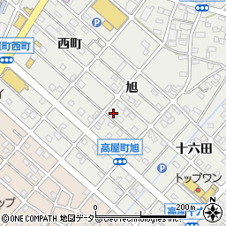 愛知県江南市高屋町旭132周辺の地図