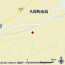 兵庫県養父市大屋町由良323周辺の地図