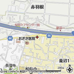 湘南いざわ周辺の地図