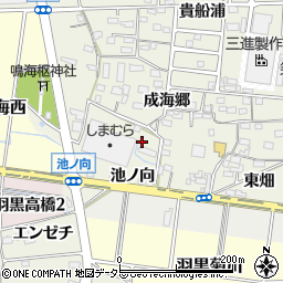 愛知県犬山市羽黒徳間屋敷周辺の地図