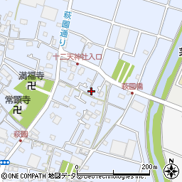 神奈川県茅ヶ崎市萩園1813周辺の地図