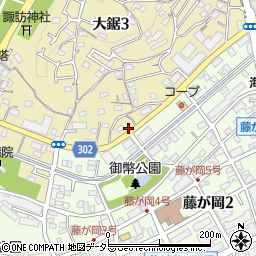 香川生花店　本店周辺の地図