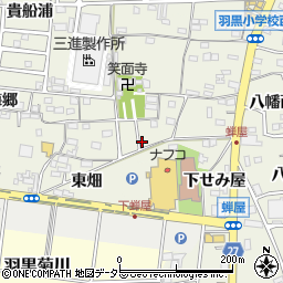 愛知県犬山市羽黒寺浦6-14周辺の地図