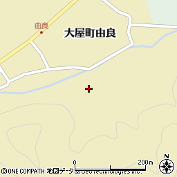 兵庫県養父市大屋町由良321周辺の地図