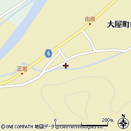 兵庫県養父市大屋町由良228周辺の地図