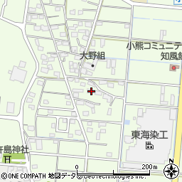 岐阜県羽島市小熊町西小熊1834周辺の地図