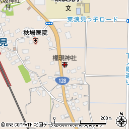 権現神社周辺の地図