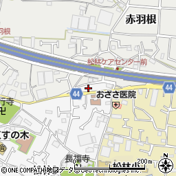 神奈川県茅ヶ崎市松林3丁目8周辺の地図