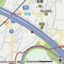 神奈川県足柄上郡松田町神山28周辺の地図