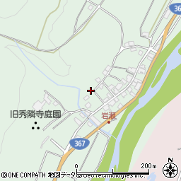 滋賀県高島市朽木岩瀬246周辺の地図