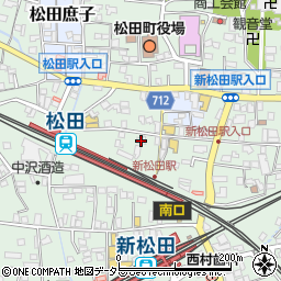 ＪＡかながわ西湘松田周辺の地図