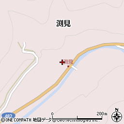 鳥取県八頭郡若桜町渕見231周辺の地図