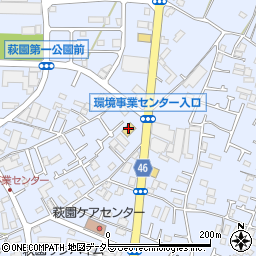 ワークマンプラス茅ヶ崎萩園店周辺の地図