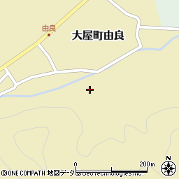 兵庫県養父市大屋町由良322周辺の地図