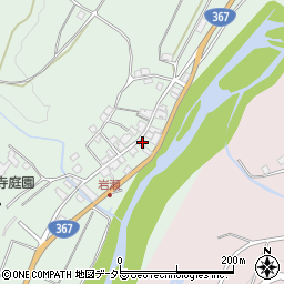 滋賀県高島市朽木岩瀬175-1周辺の地図