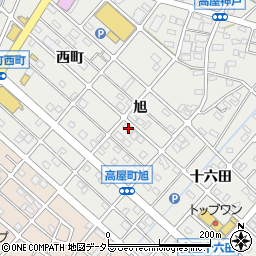 愛知県江南市高屋町旭120周辺の地図
