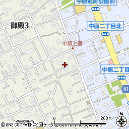 神奈川県平塚市御殿2丁目4周辺の地図