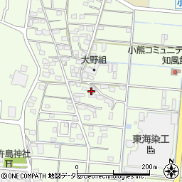 岐阜県羽島市小熊町西小熊1836周辺の地図