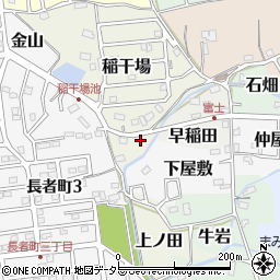 愛知県犬山市稲干場14周辺の地図
