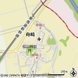 滋賀県米原市舟崎40周辺の地図