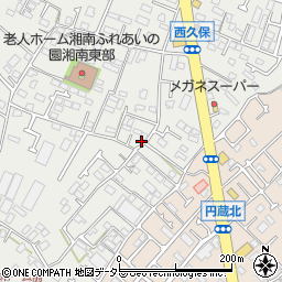 神奈川県茅ヶ崎市西久保720-1周辺の地図