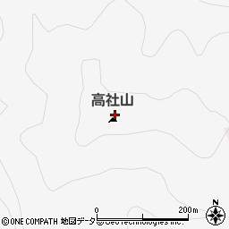 高社山周辺の地図