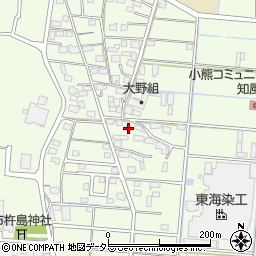 岐阜県羽島市小熊町西小熊1837周辺の地図