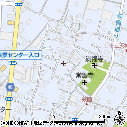 神奈川県茅ヶ崎市萩園1462周辺の地図
