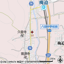 京都府綾部市梅迫町上町8周辺の地図