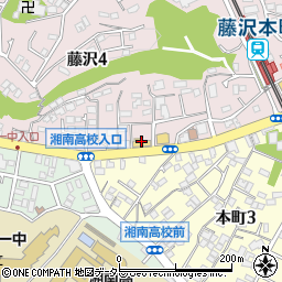 マクドナルド藤沢本町店周辺の地図