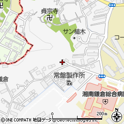 神奈川県鎌倉市植木696周辺の地図