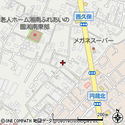 神奈川県茅ヶ崎市西久保721周辺の地図