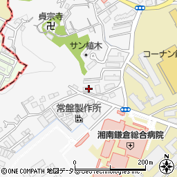 神奈川県鎌倉市植木692周辺の地図
