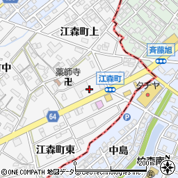 下町の空江南店周辺の地図