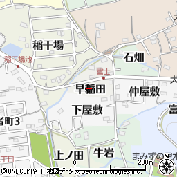 愛知県犬山市早稲田19周辺の地図