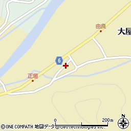 兵庫県養父市大屋町由良231周辺の地図