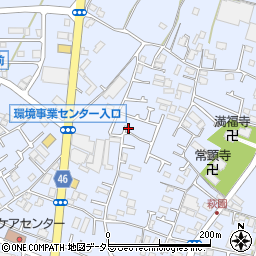 神奈川県茅ヶ崎市萩園1585周辺の地図