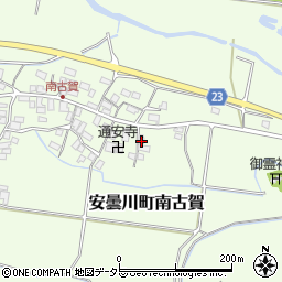 滋賀県高島市安曇川町南古賀251周辺の地図